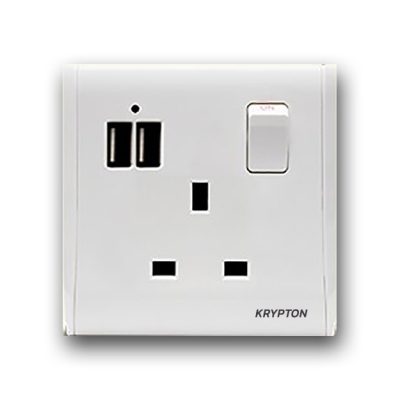 Socket Outlet -13A -With switch and USB